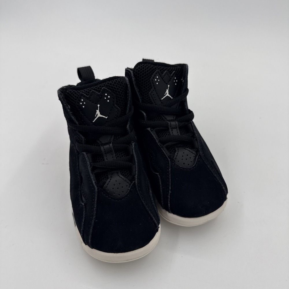 Nike Toddler Air Jordan True Flight Black Phantom Sneakers Size 7.5C